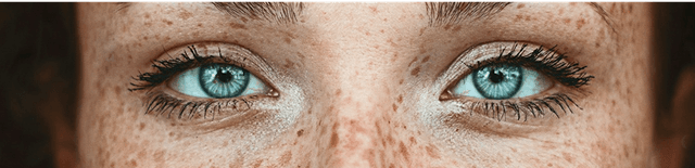 Eyes of person 1